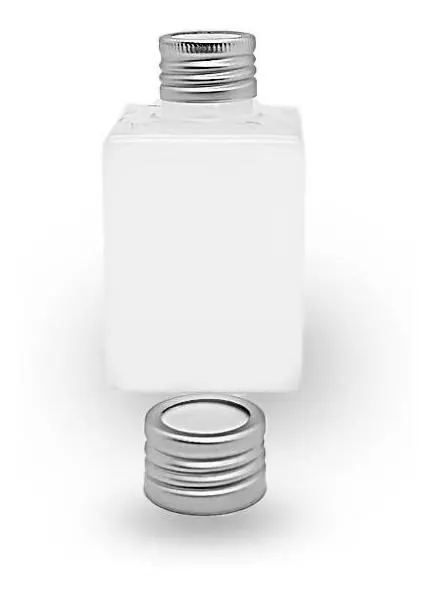 Foto de ENVASE CUADRADO PLASTICO X125 CC C/TAPA